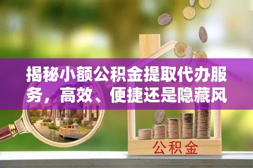 正宁揭秘小额公积金提取代办服务，高效、便捷还是隐藏风险？
