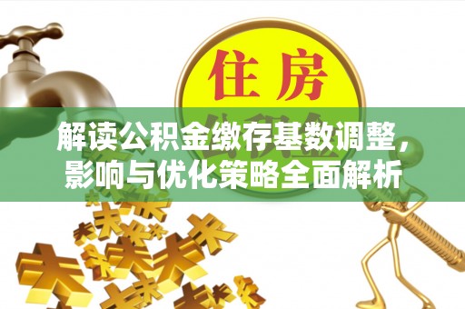 正宁解读公积金缴存基数调整，影响与优化策略全面解析
