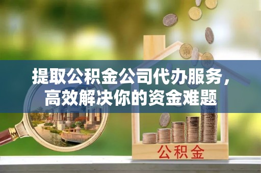 正宁提取公积金公司代办服务，高效解决你的资金难题