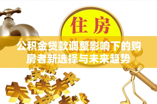 正宁公积金贷款调整影响下的购房者新选择与未来趋势